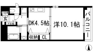 アパートメントハウス姫室の物件間取画像